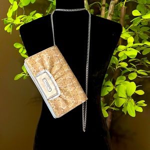 Coach Gold & Silver Crossbody/Clutch